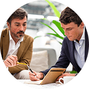 Discovery and consultation process illustration for custom software development
